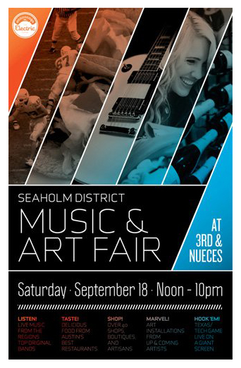 music & art fair poster
